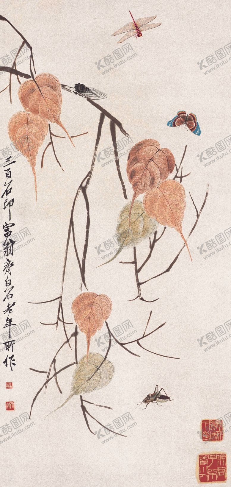 编号：36546210182053567506【酷图网】源文件下载-齐白石国画
