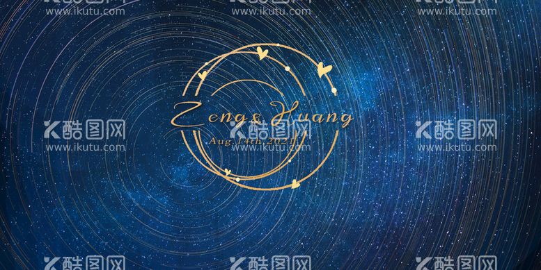 编号：71509609161601407983【酷图网】源文件下载-星空背景logo