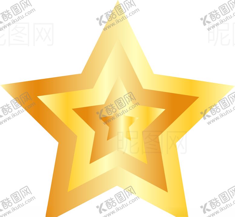 编号：30118407091058553043【酷图网】源文件下载-金色五星