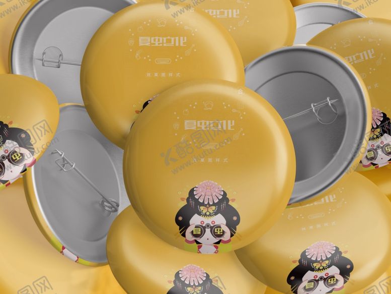 编号：98761909210430441442【酷图网】源文件下载-胸章样机