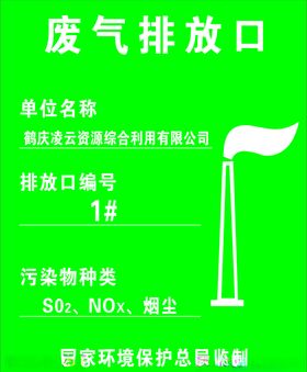 废弃排放口标识
