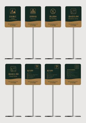 工地施工指示牌