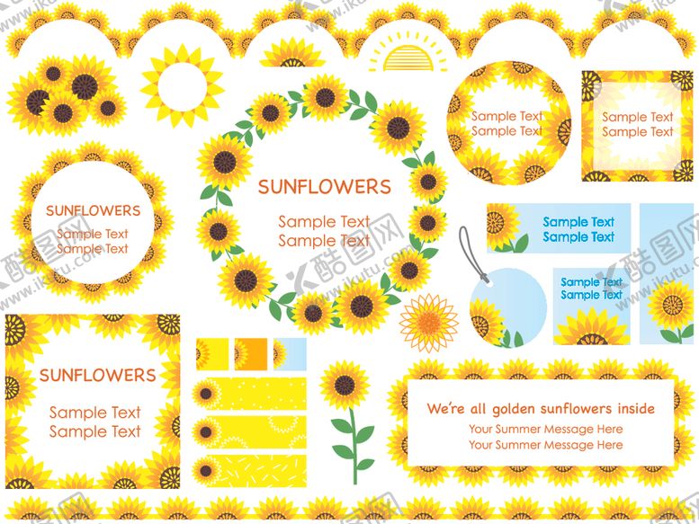 编号：88995309091304243014【酷图网】源文件下载-向日葵背景