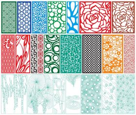 窗花镂空花纹屏风隔断雕花