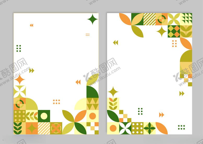 编号：36522510042115565315【酷图网】源文件下载-几何花卉边海报模板