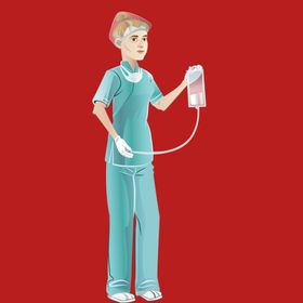 手绘医生疗人物疗素材护人物护人员