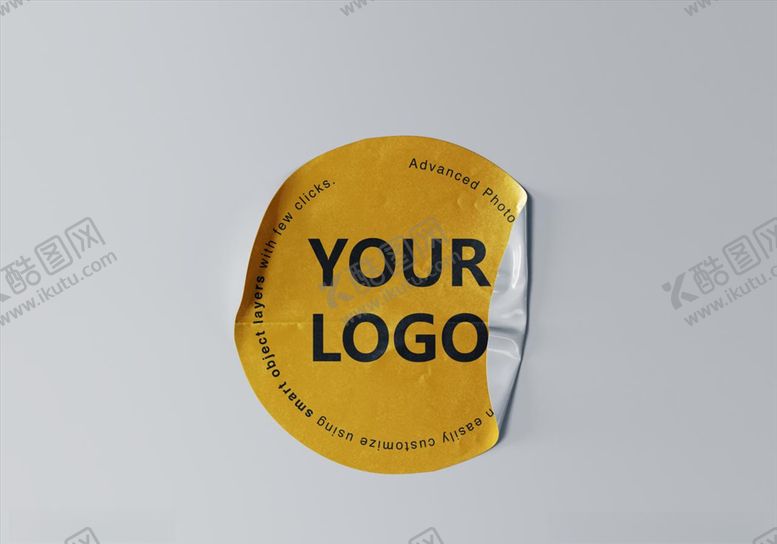 编号：81779809150912121757【酷图网】源文件下载-不干胶贴纸样机