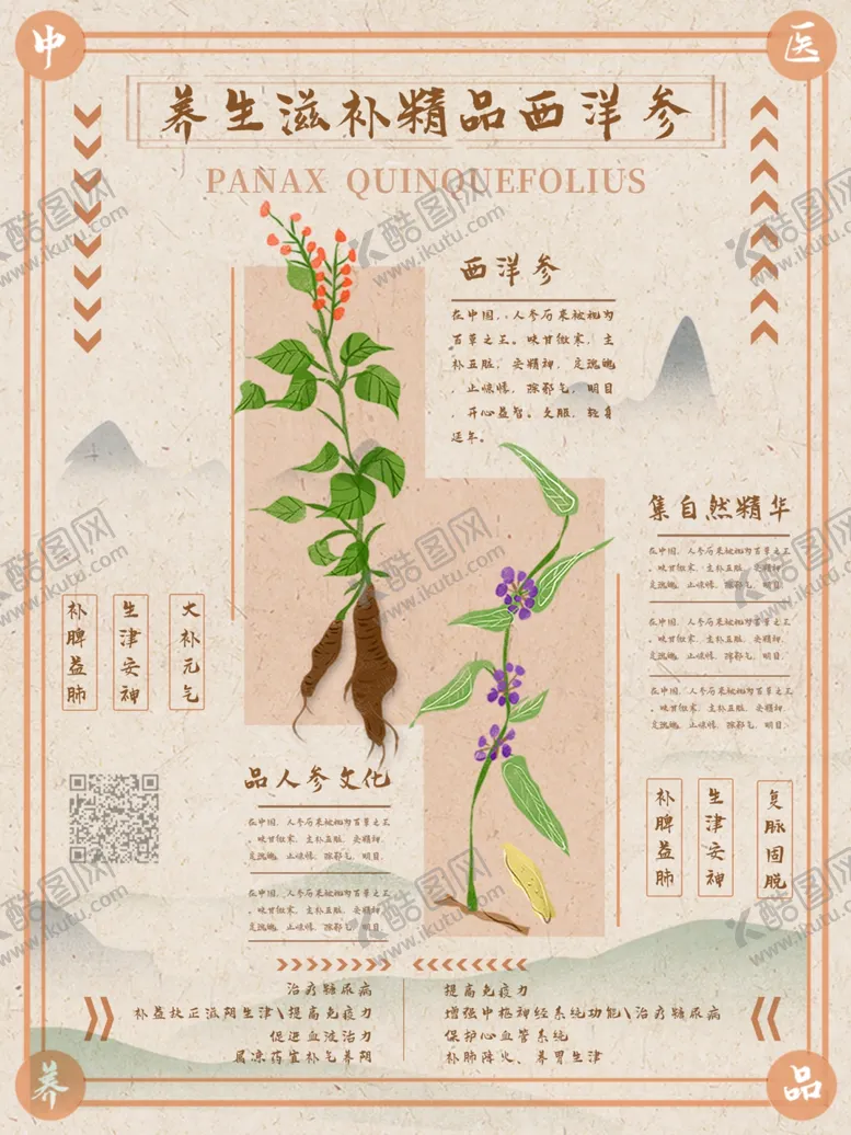 编号：14070103261513566975【酷图网】源文件下载-中药海报