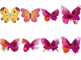 卡通蝴蝶