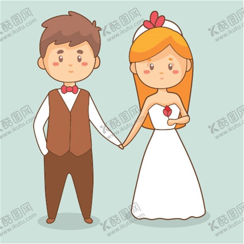编号：13133802010309413764【酷图网】源文件下载-卡通婚礼