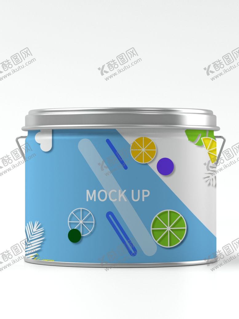 编号：39438709202249015195【酷图网】源文件下载-桶装食品包装样机