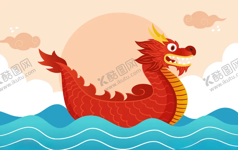 编号：11715403160200074348【酷图网】源文件下载-划龙舟