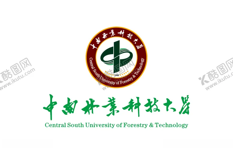 编号：55000505010544535607【酷图网】源文件下载-中南林业科技大学校徽标志