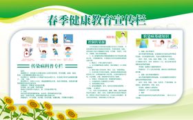 春季健康教育宣传栏