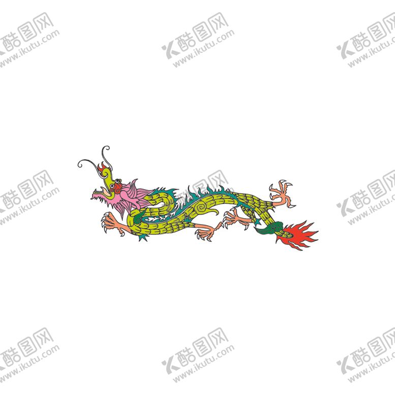 编号：21894712110713508816【酷图网】源文件下载-卡通龙
