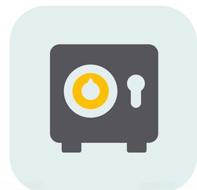 保险柜UI标识标志