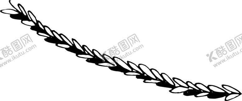 编号：42591409101219197843【酷图网】源文件下载-手绘植物枝干