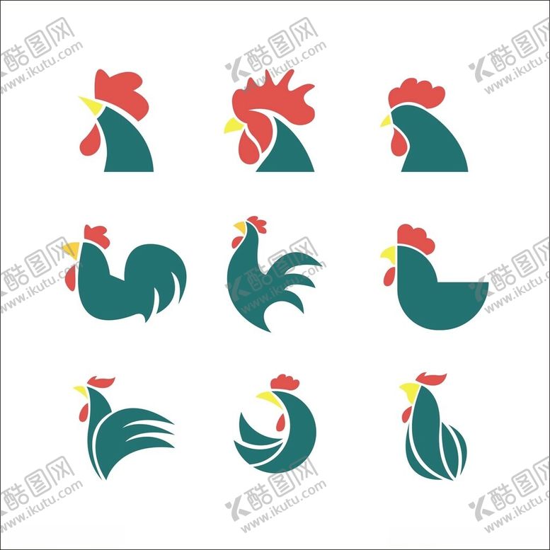 编号：96989802181634017606【酷图网】源文件下载-鸡LOGO图标