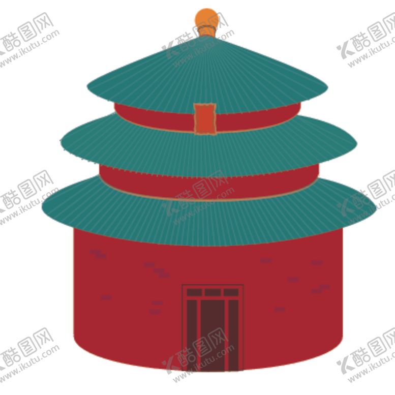 编号：23227409270433422014【酷图网】源文件下载-创意城市地标建筑物插画