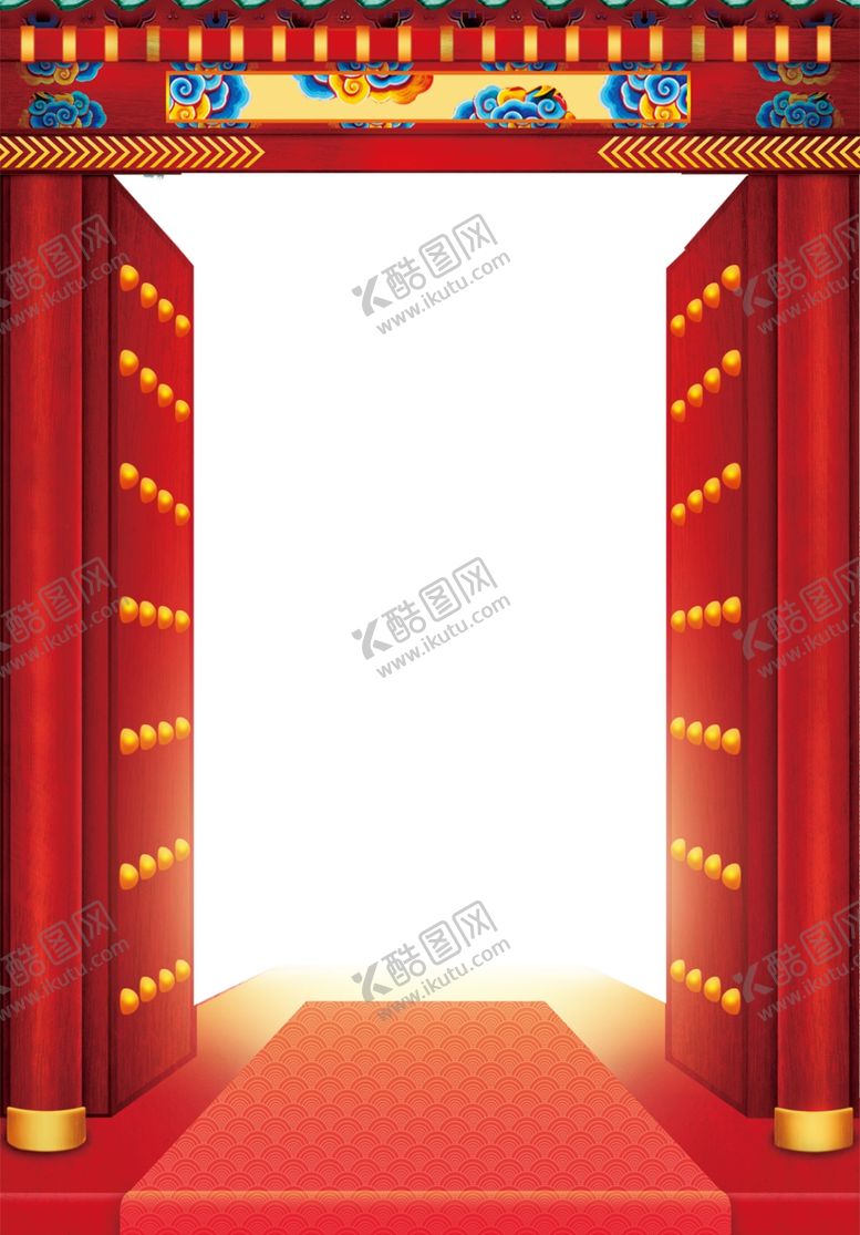 编号：71308804091125384567【酷图网】源文件下载-开门红海报