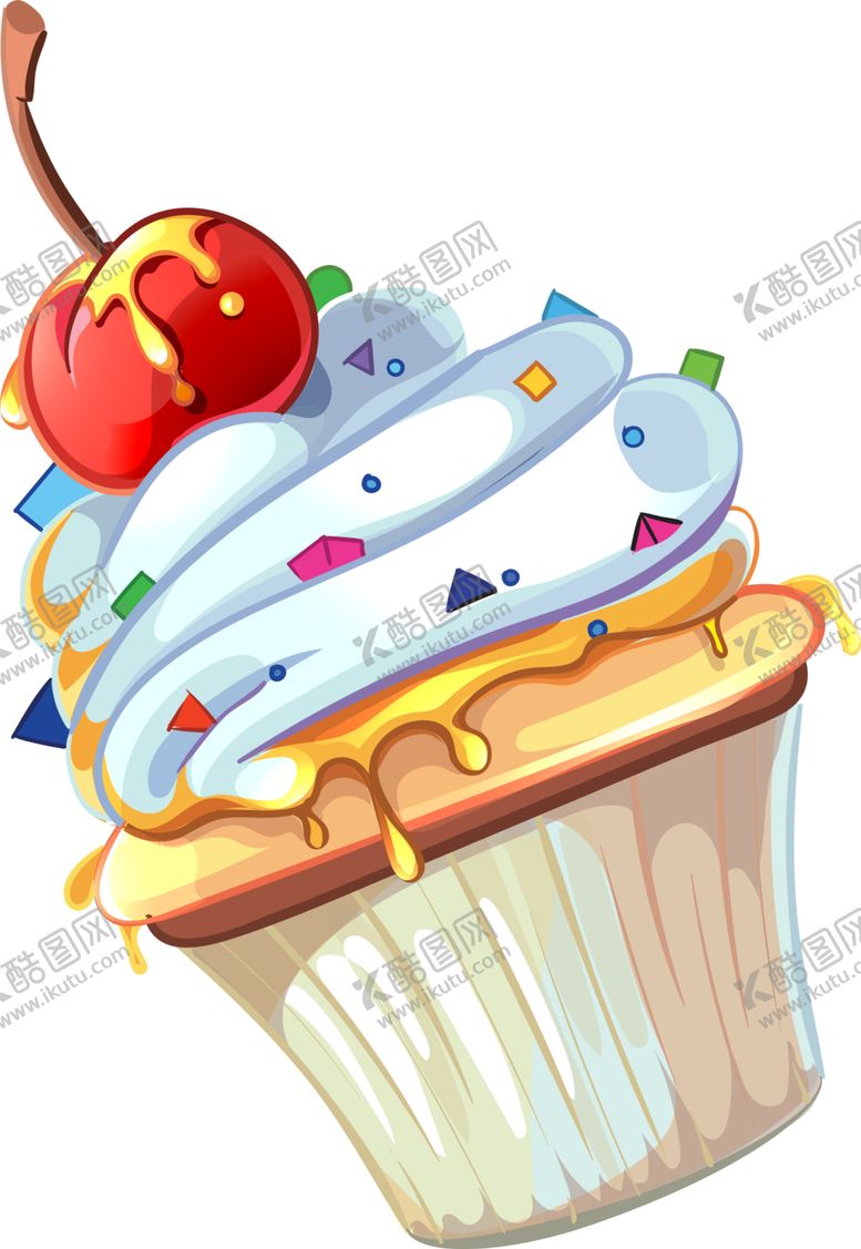 编号：87556707131353265111【酷图网】源文件下载-矢量甜品蛋糕