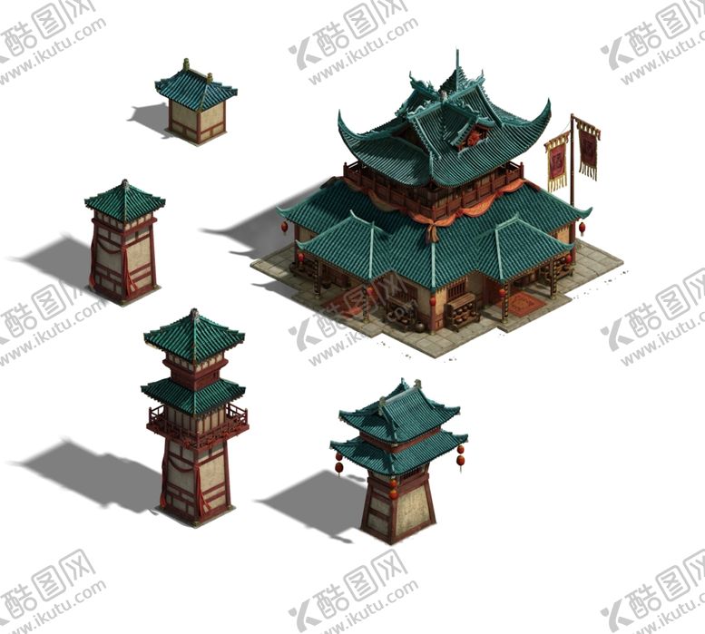 编号：88760810092113176608【酷图网】源文件下载-游戏房屋建筑物元素