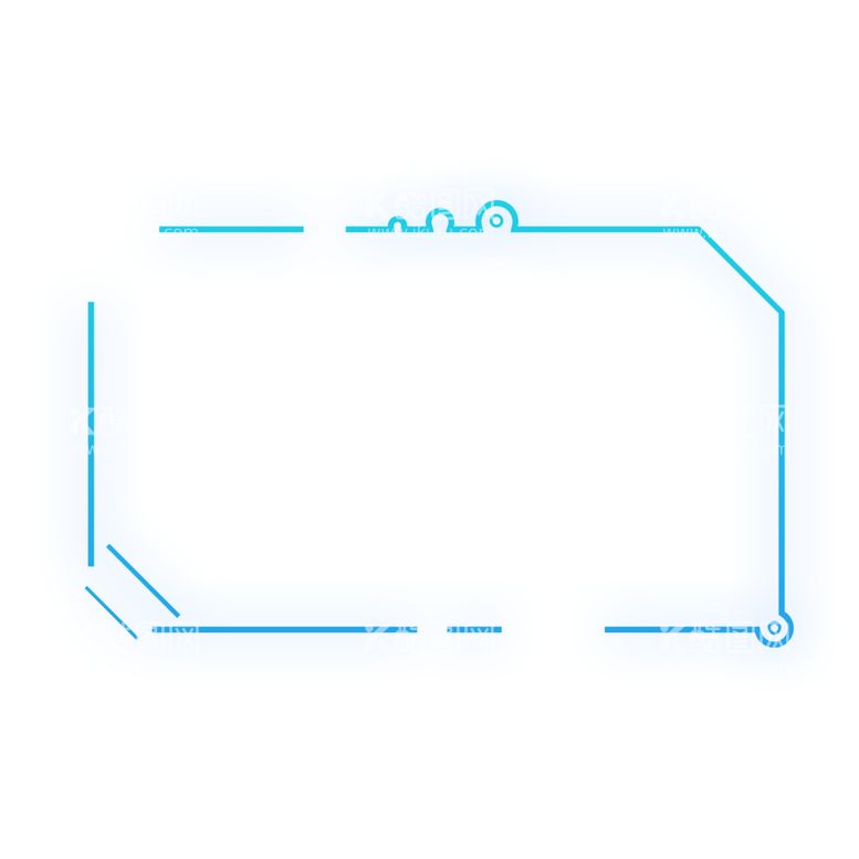 编号：62605501261708264962【酷图网】源文件下载-科技    边框    几何 