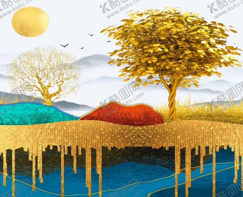 编号：88644006151722395028【酷图网】源文件下载-轻奢装饰画