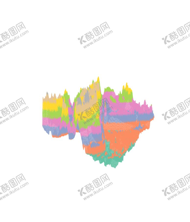 编号：12564906180002359478【酷图网】源文件下载-抽象山峰