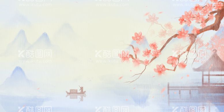 编号：42860709291247248059【酷图网】源文件下载-油画山水背景