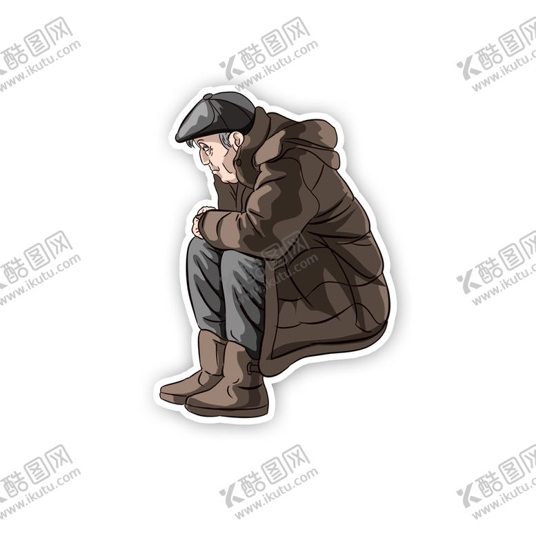 编号：37945109191323032573【酷图网】源文件下载-卡通老人老头老爷爷老人节父亲