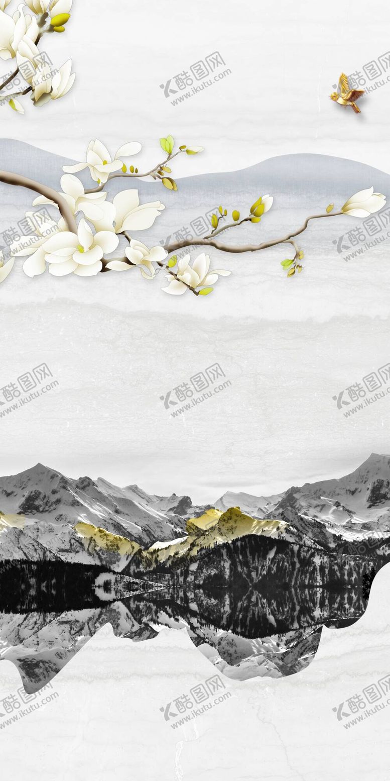 编号：36542809160348170843【酷图网】源文件下载-新中式山水 