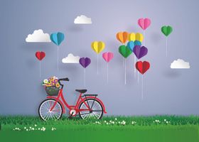 小清新简约创意剪纸海报图片