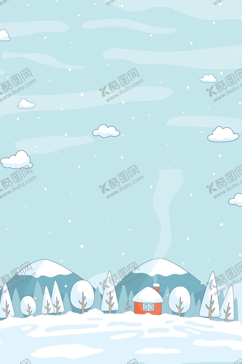 编号：98450109140125301143【酷图网】源文件下载-大雪背景