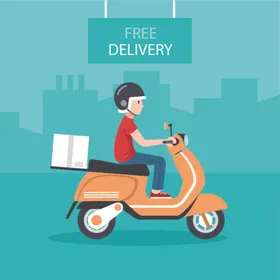 外卖骑手送餐快递员