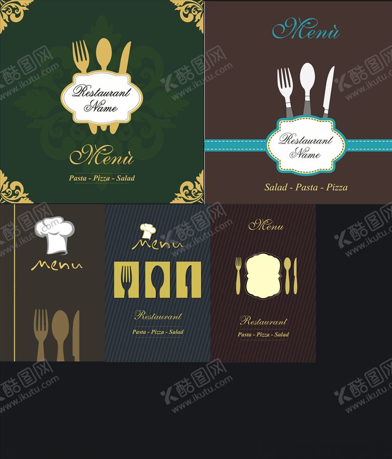 编号：99841109281427045369【酷图网】源文件下载-欧式饮食菜单素材