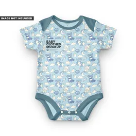 婴儿连体衣样机