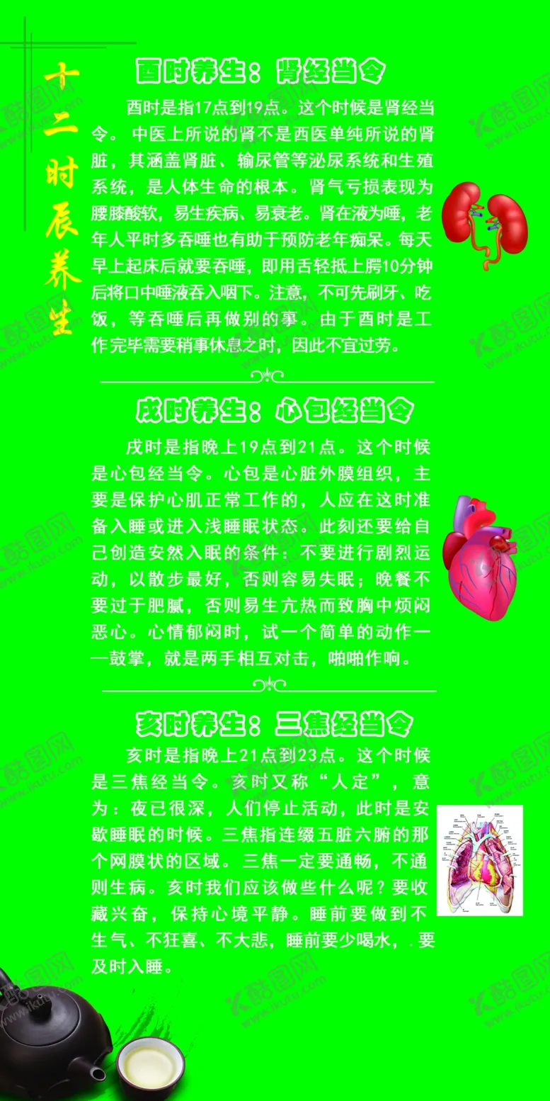编号：83066509231151573970【酷图网】源文件下载-十二时辰养生