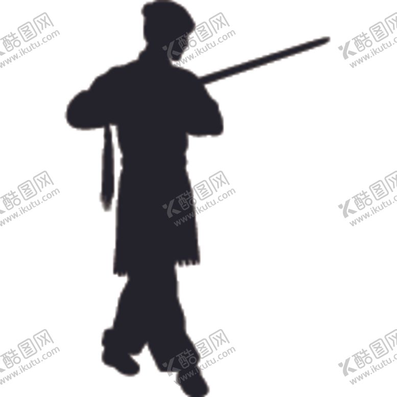 编号：89052204161851538876【酷图网】源文件下载-武术格斗剪影