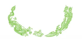 龙凤牡丹