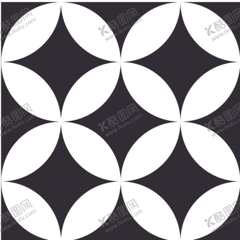 编号：25964410300500457435【酷图网】源文件下载-黑白简约花纹图案设计