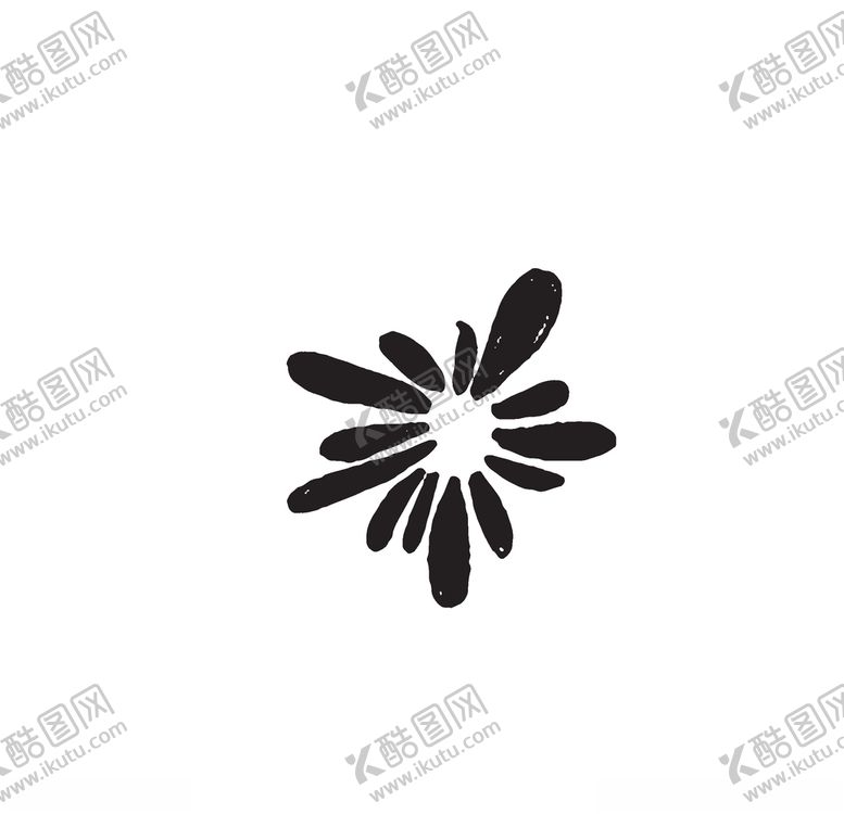 编号：26262506181741219866【酷图网】源文件下载-黑白涂鸦植物
