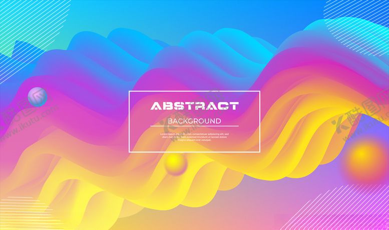 编号：87675910281717213398【酷图网】源文件下载-炫彩波纹背景
