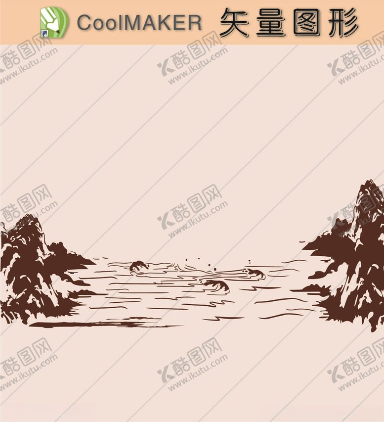 编号：11794707030742212589【酷图网】源文件下载-线稿剪影壁纸简洁手绘