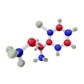 彩色分子结构背景