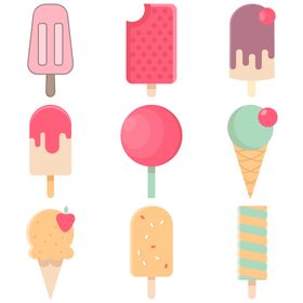 卡通冰淇淋
