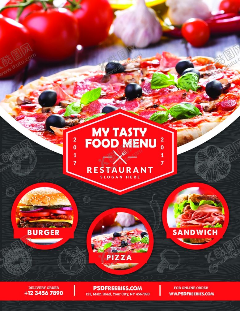 编号：95881009221445349631【酷图网】源文件下载-披萨菜单