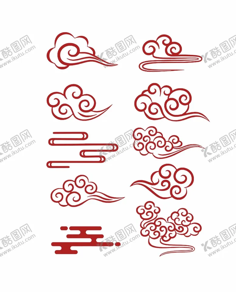 编号：72148310080832193425【酷图网】源文件下载-云纹 祥云