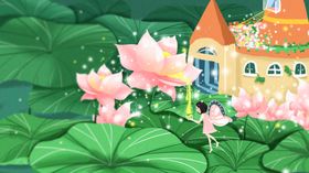 八月早安极简夏季促销海报中国风