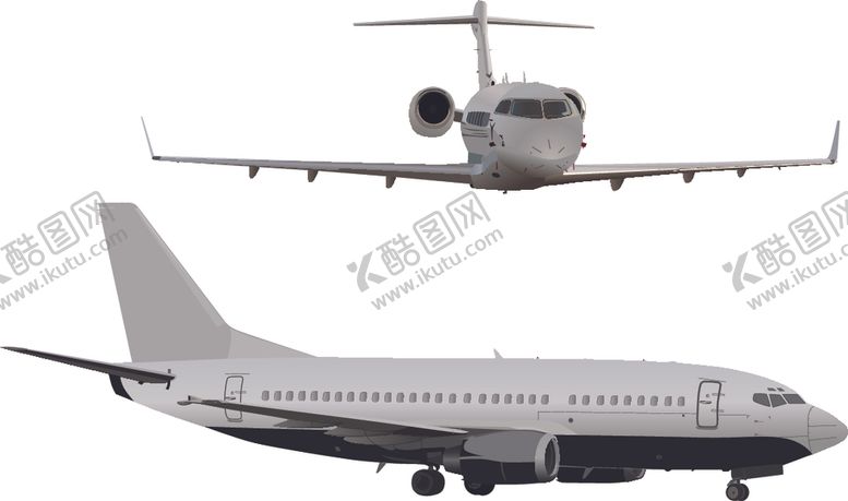 编号：41238509200116529027【酷图网】源文件下载-科技波音飞机客机航天素材卡通